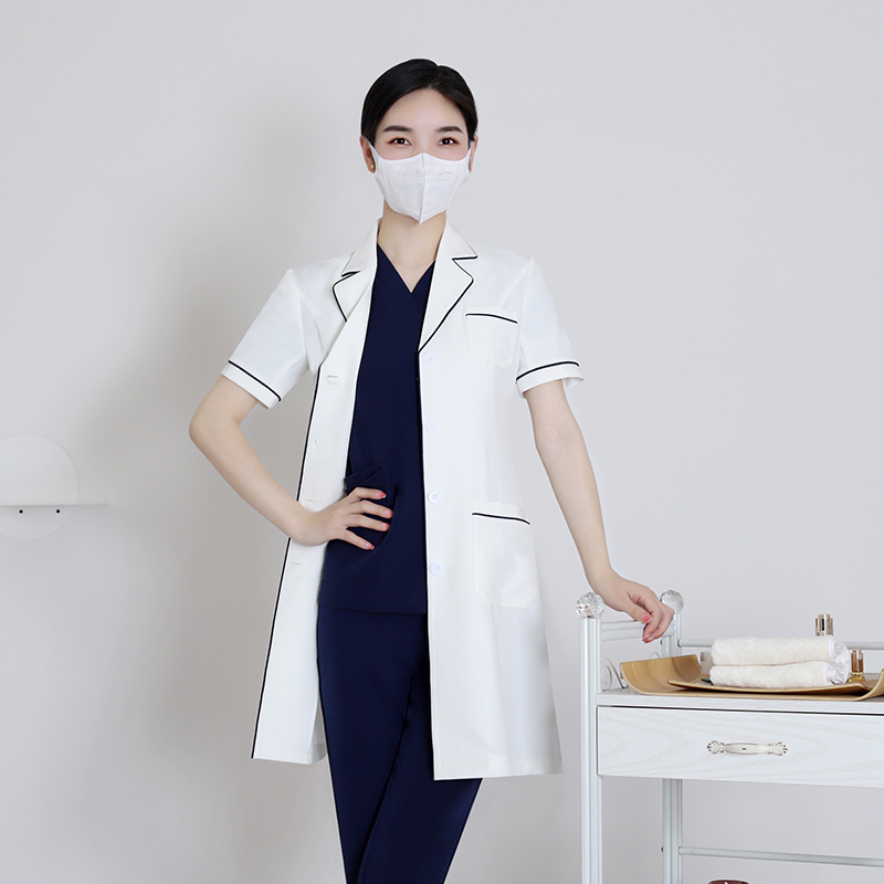 Medical Lab Years - Kısa Kollu Beyaz Laboratuvar Önlüğü Tıbbi