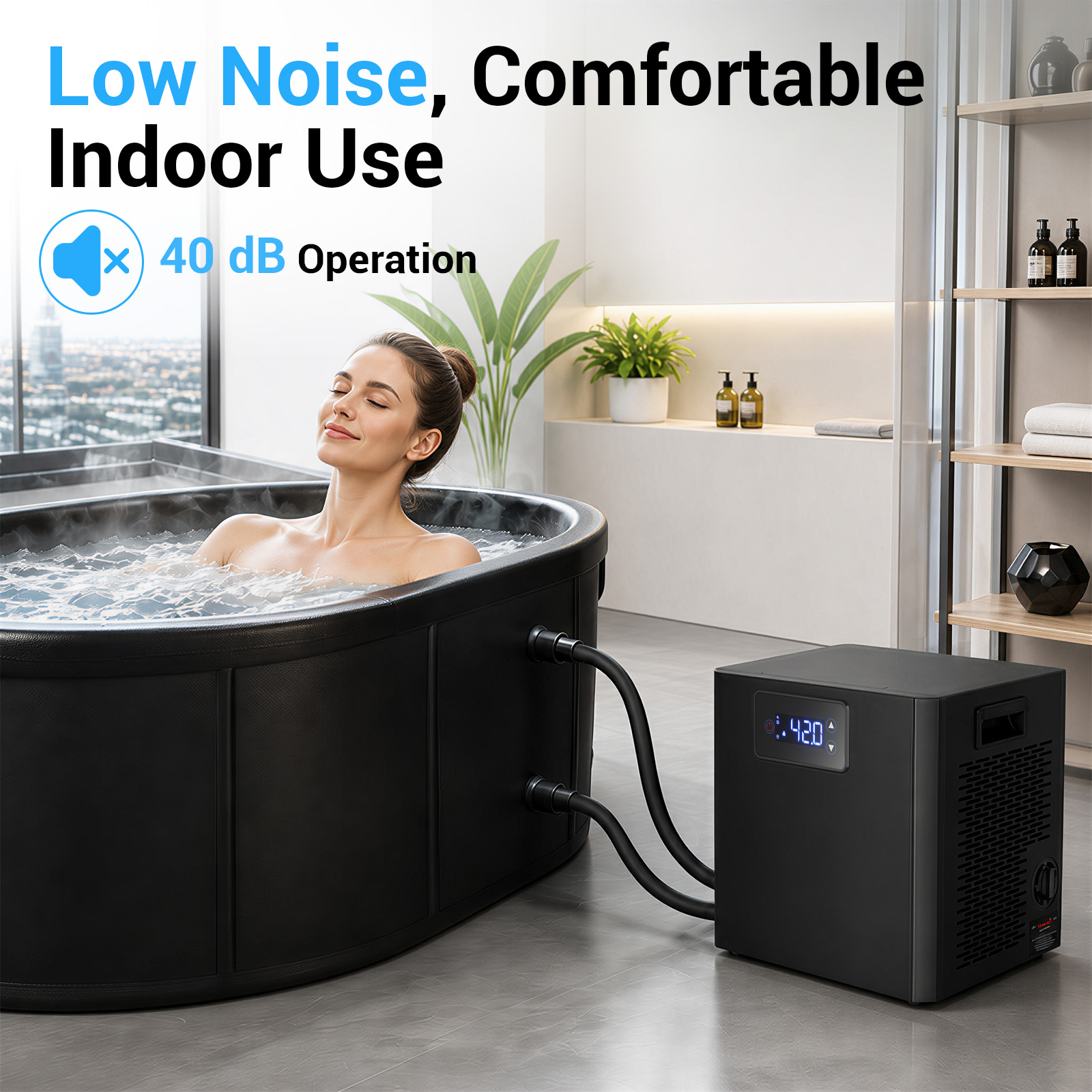 Water Bath Laboratory - Oval Buz Banyosu Soğutucusu ve Soğuk