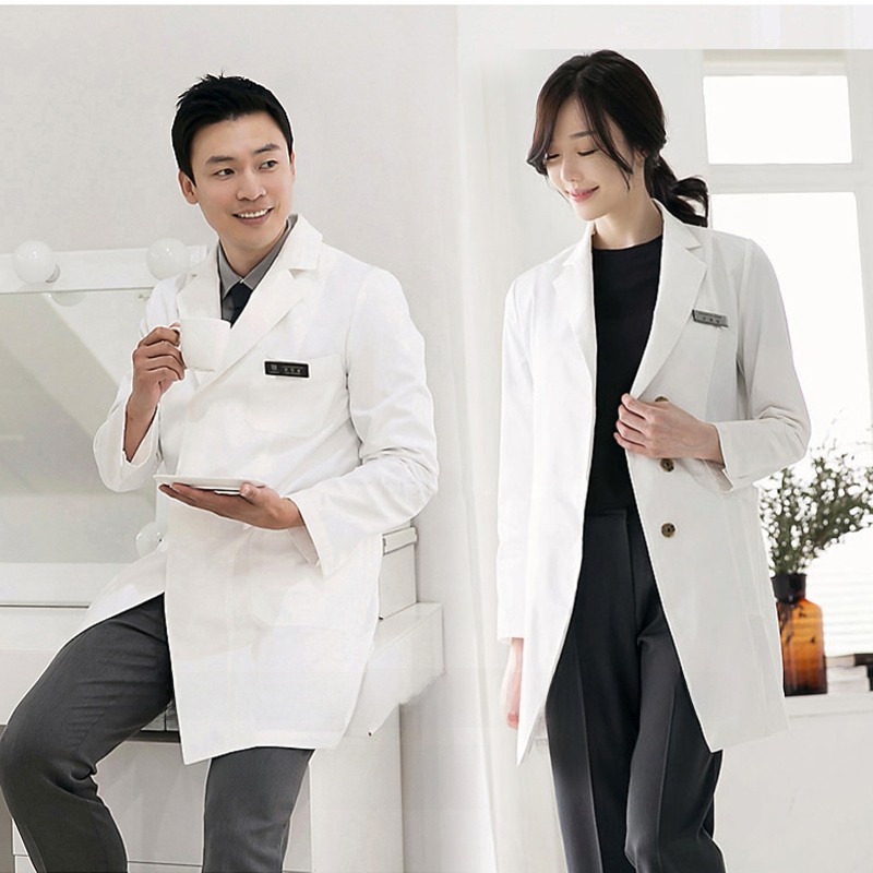 Medical Lab Years - Slim Fit Uzun Kollu Tıbbi Doktor
