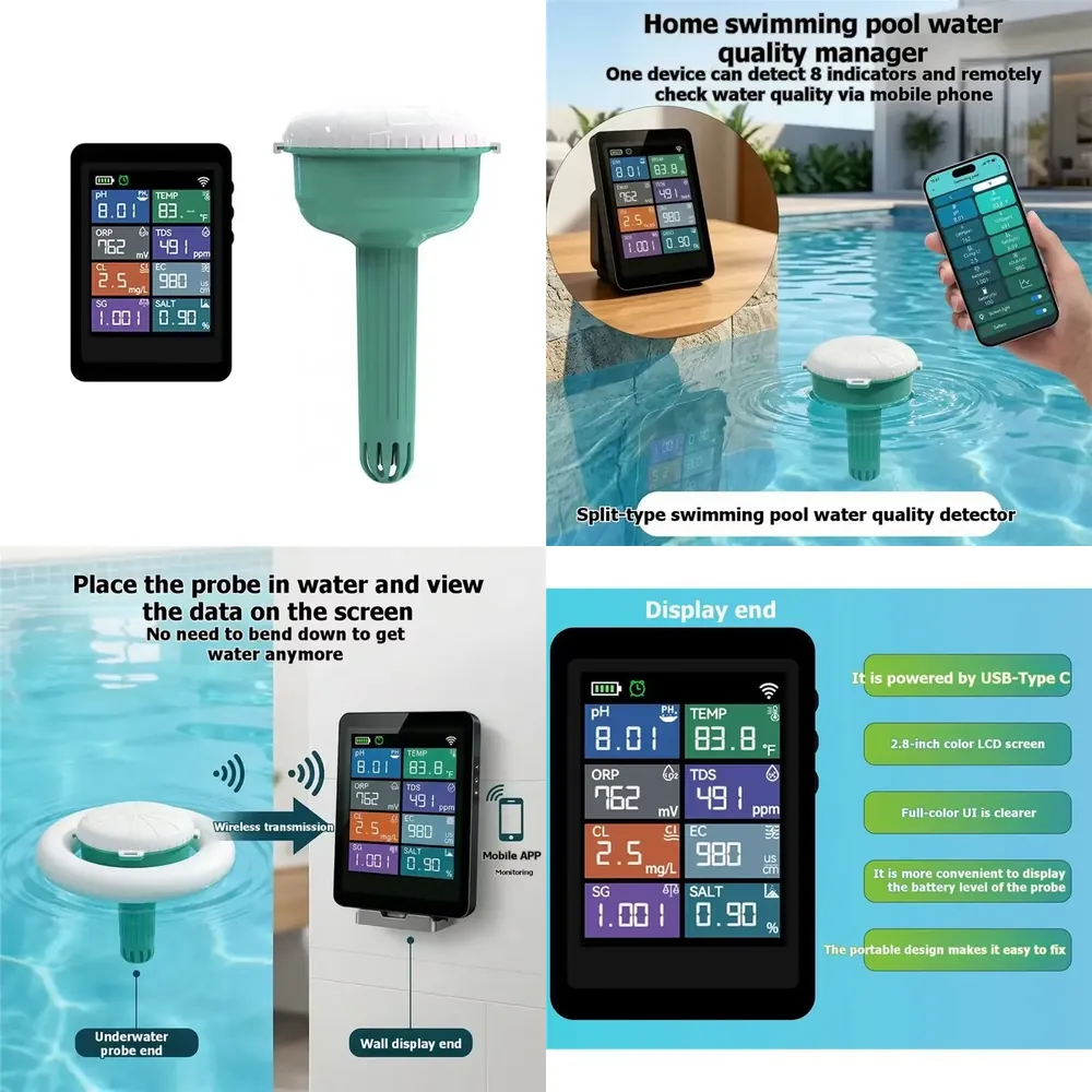 Ph Meter - WAP01 AT43-Sauna ve Havuz Termometresi Balık